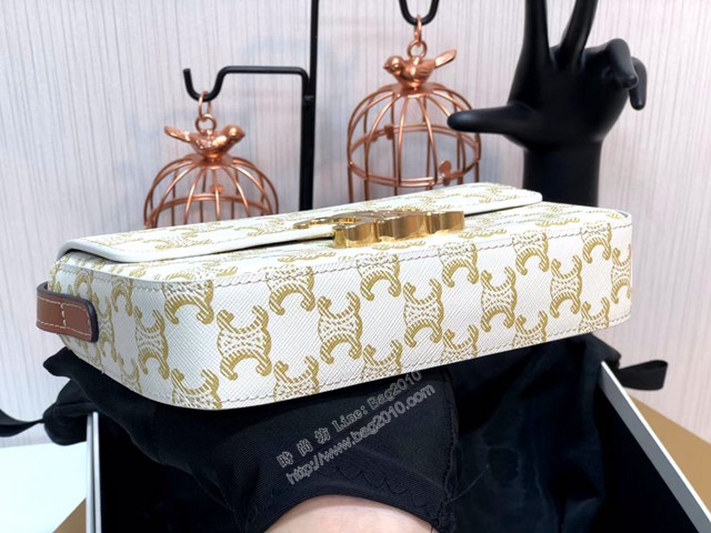 Celine專櫃2022新款Triomphe Shoulder Bag 194143 賽琳最新款凱旋門腋下包 sldj2419